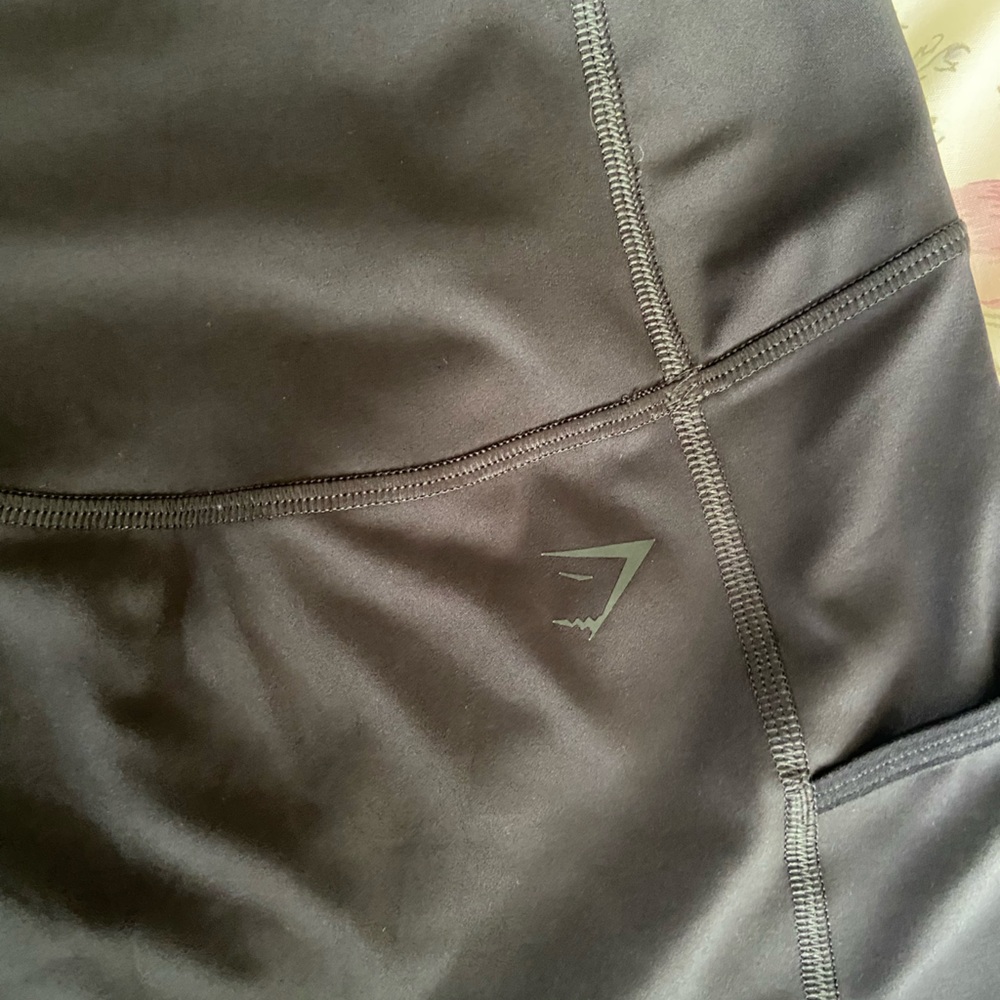 Gymshark Black Pocket Shorts Athletic Shorts with Subtle Logo